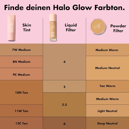 Foundation Halo Glow Skin Tint 1 Fair Neutral e.l.f. Cosmetics