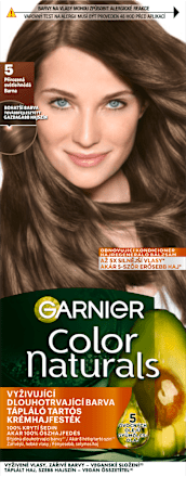Farba na vlasy - 5 prirodzená svetlohnedá GARNIER Color naturals