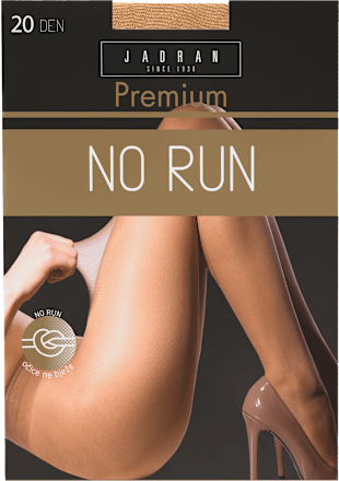 Premium No Run hulahopke, 20 DEN, veličina 3 – 4 – Tamno drap JADRAN ČARAPE