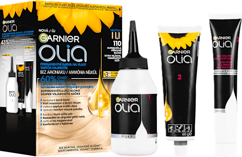 Farba na vlasy - 110 super svetlá prírodná blond GARNIER olia