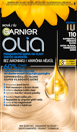 Farba na vlasy - 110 super svetlá prírodná blond GARNIER olia