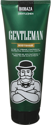 Gel za prhanje in šampon za lase 2 v 1 [GENTLE]MAN Biobaza