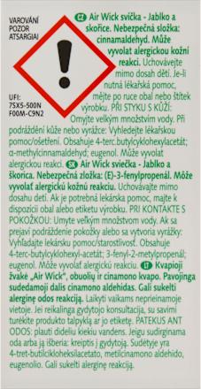 Essential Oils svíčka Jablko a skořice AIR WICK