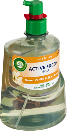 Active Fresh náplň na vodní bázi do automatického difuzéru vanilka a bambucké máslo AIR WICK