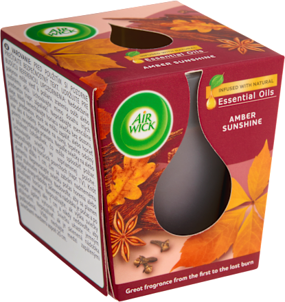 Essential Oils Svíčka Jantarové slunce AIR WICK