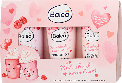 Geschenkset Pink Vibes & Warm Hearts Balea