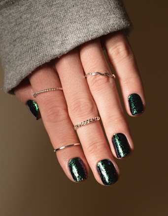 Nálepky na nechty UV Gel Wraps Black Azure MISS SOPHIE