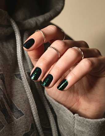Nálepky na nechty UV Gel Wraps Black Azure MISS SOPHIE
