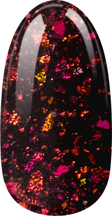 Nálepky na nechty UV Gel Wraps Black Fire MISS SOPHIE