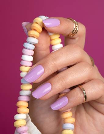 Nálepky na nechty UV Gel Wraps Lovely Lavender MISS SOPHIE