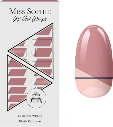 Nálepky na nechty UV Gel Wraps Blush Couture MISS SOPHIE