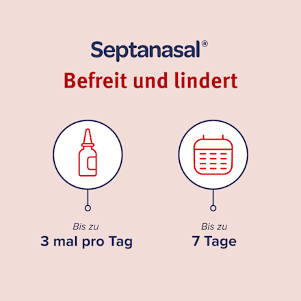 Septanasal für Kinder 0.5mg/ml+50mg/ml Nasenspray Septanasal
