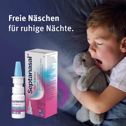 Septanasal für Kinder 0.5mg/ml+50mg/ml Nasenspray Septanasal