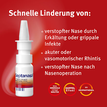 Septanasal 1 mg/ml + 50 mg/ml Nasenspray Septanasal