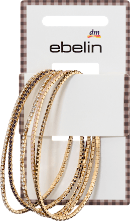 Armbänder mit Strasssteinen, Gold-Optik ebelin