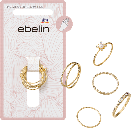 Ringe, Gold-Optik ebelin