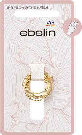Ringe, Gold-Optik ebelin