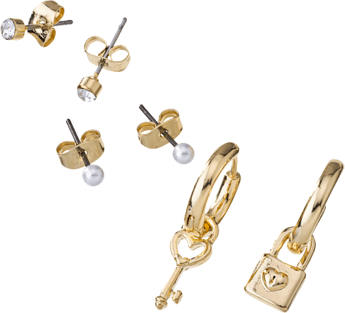 Ohrstecker & Creolen, Gold-Optik ebelin