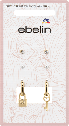 Ohrstecker & Creolen, Gold-Optik ebelin