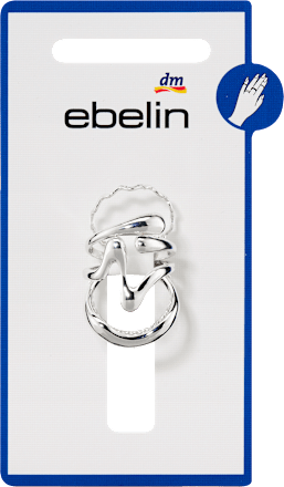 Ringe Silber-Optik ebelin