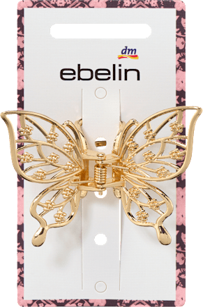 Haarklammer Schmetterling, Gold-Optik ebelin