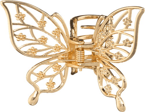 Haarklammer Schmetterling, Gold-Optik ebelin