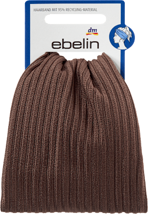 Haarband flach, braun ebelin