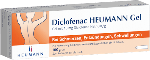 Diclofenac HEUMANN Gel mit 10 mg Diclofenac-Natrium/g HEUMANN