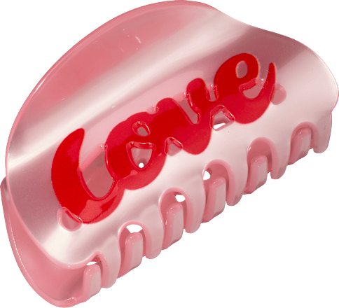 Haarklammer love, rosa
 ebelin