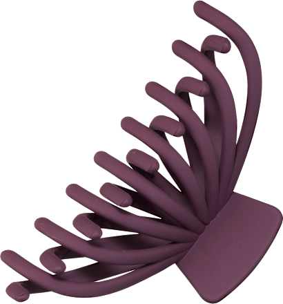 Haarklammer maxi, aubergine ebelin
