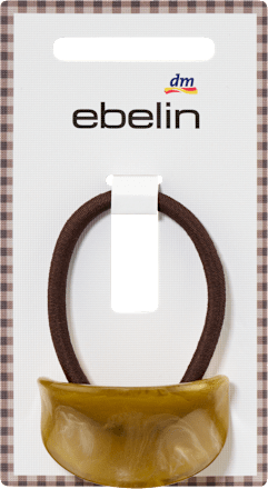 Haargummi mit Cuff, braun-grün ebelin
