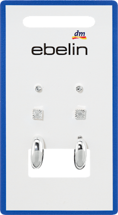 Ohrstecker Silber-Optik ebelin