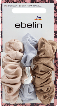 Scrunchies Satin, beige, rosa, grau ebelin