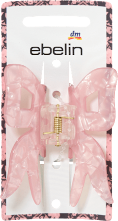 Haarklammer Schleife, rosa ebelin