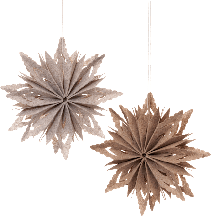 Filzstern faltbar, beige (24 cm) BOLTZE