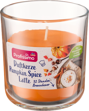 Vonná sviečka v skle - Pumpkin Spice Latte Profissimo
