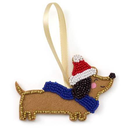 DIY Filzanhänger, Perlen Weihnachtsanhänger Profissimo