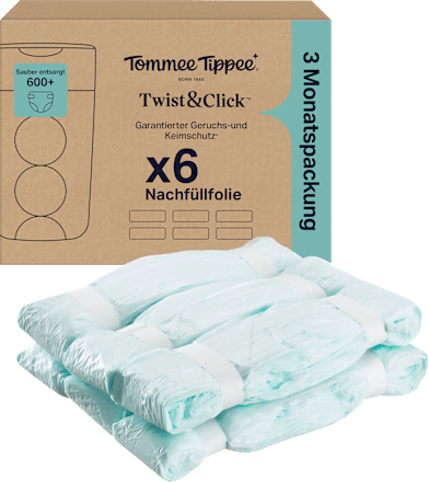 Nachfüllfolien Twist & Click für Windeleimer Tommee Tippee
