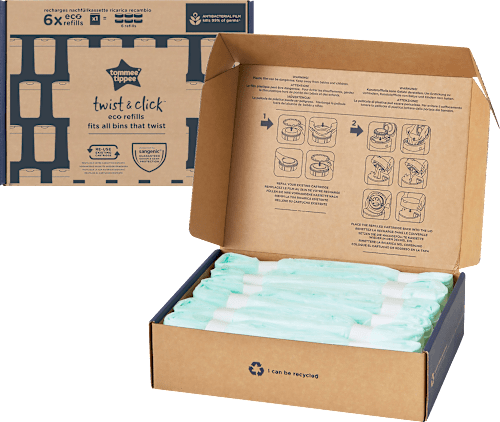 Nachfüllfolien Twist & Click für Windeleimer Tommee Tippee