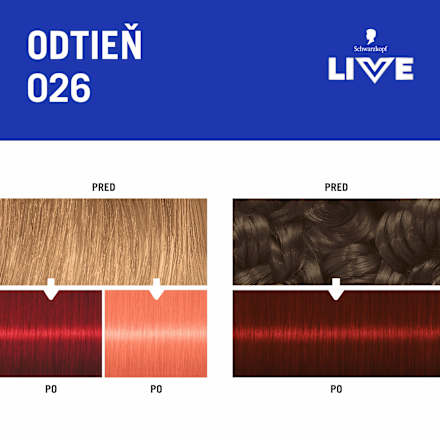 Barva za lase Ultra Brights, 026 Dark Red Schwarzkopf LIVE