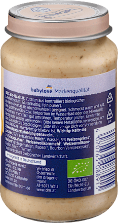 Abendbrei Grieß Vanille-Zimt ab dem 6. Monat babylove
