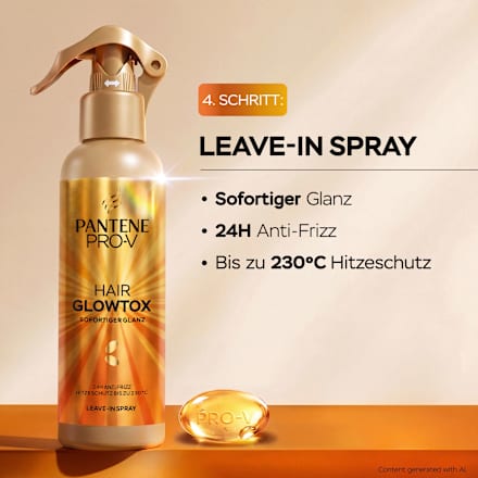 Leave-In Spray Glowtox PANTENE PRO-V