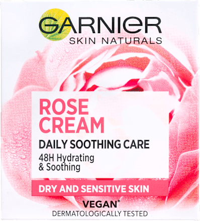 denní krém hydratační Výtažky růže GARNIER SKIN NATURALS