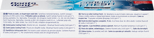 Zahnpasta cooling fresh Dontodent