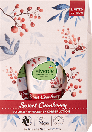 Darčekové balenie Sweet Cranberry alverde NATURKOSMETIK
