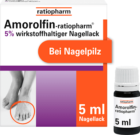 Amorolfin-ratiopharm 5% wirkstoffhaltiger Nagellack ratiopharm