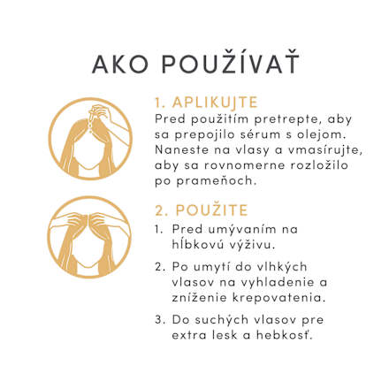 Dvojfázové sérum v oleji na vlasy scalp+hair therapy Damage Rescue Dove