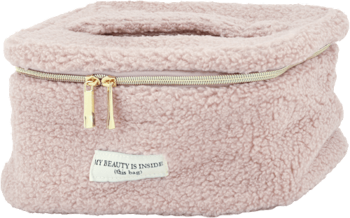Kozmetická taška Diva Fluffy Ružová JFK Distribution