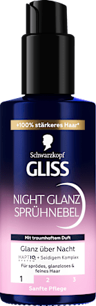 Haarkur Night Glanz Sprühnebel Schwarzkopf GLISS