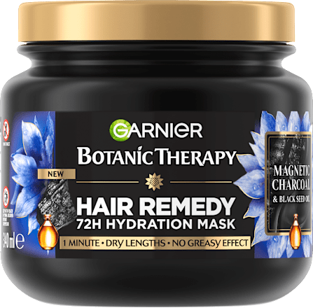 MAGNETIC CHARCOAL & BLACK SEED OIL maska za suvu kosu GARNIER BOTANIC THERAPY